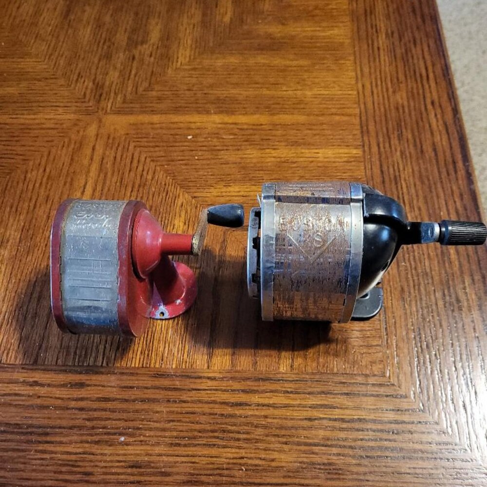 Boston Brand Vintage Pencil Sharpeners, Two